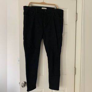 Madewell Roadtripper High Rise Black Skinny Jeans